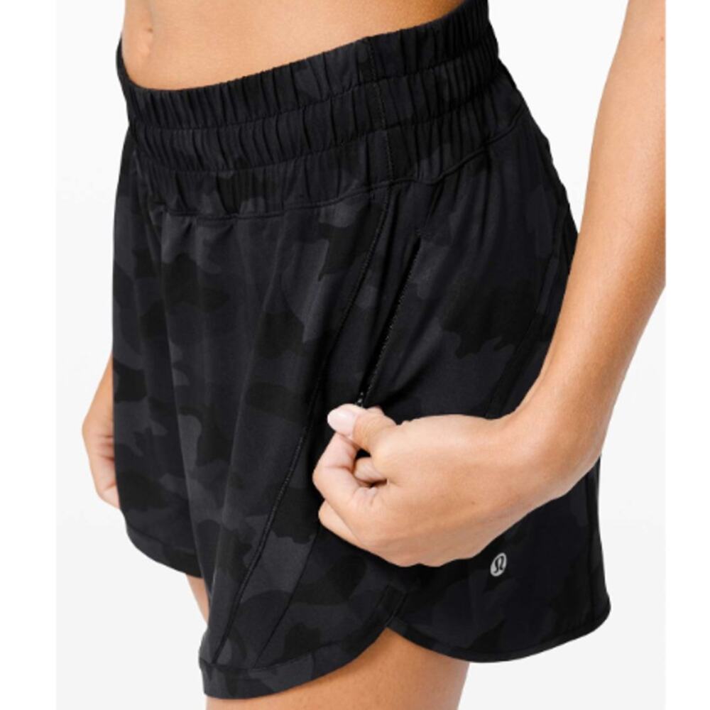 lululemon athletica Black Camo Athletic Shorts